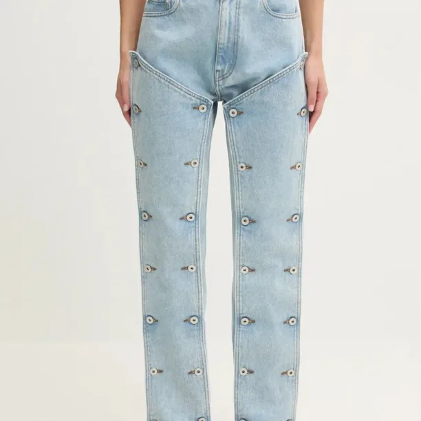 Y/Project jeansi EVERGREEN SNAP OFF JEANS 207PA009 preţ