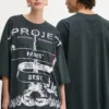 Y/Project tricou din bumbac EVERGREEN PARIS' BEST PINCHED T-SHIRT culoarea negru