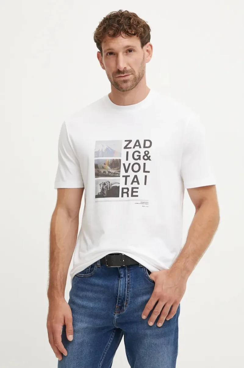 ZADIG&VOLTAIRE tricou din bumbac barbati