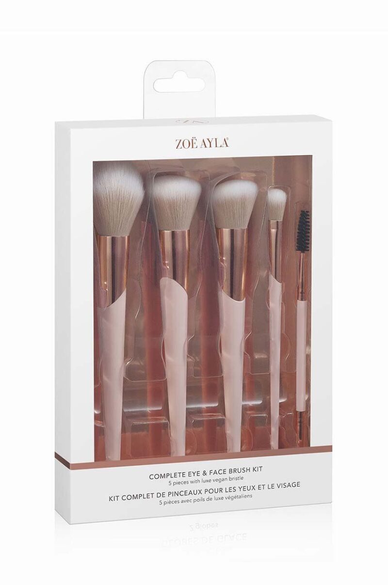 Zoë Ayla set de pensule de machiaj Complete Eye & Face Brush Kit 5-pack