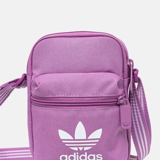 adidas Originals borseta Adicolor culoarea violet