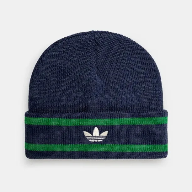 adidas Originals căciulă Beanie culoarea albastru marin