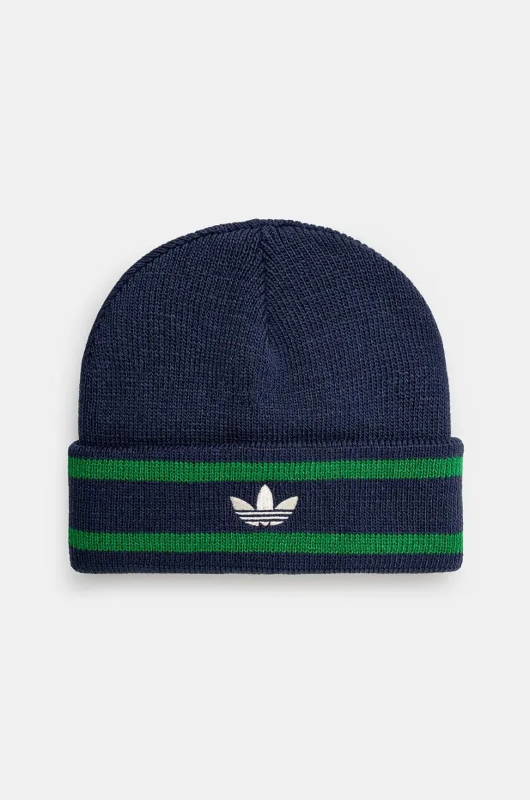 adidas Originals căciulă Beanie culoarea albastru marin