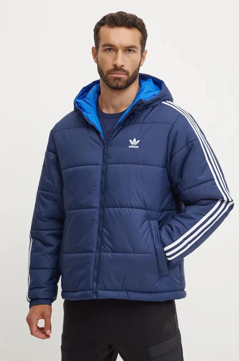 adidas Originals geaca cu doua fete Adicolor Reversible Jacket barbati