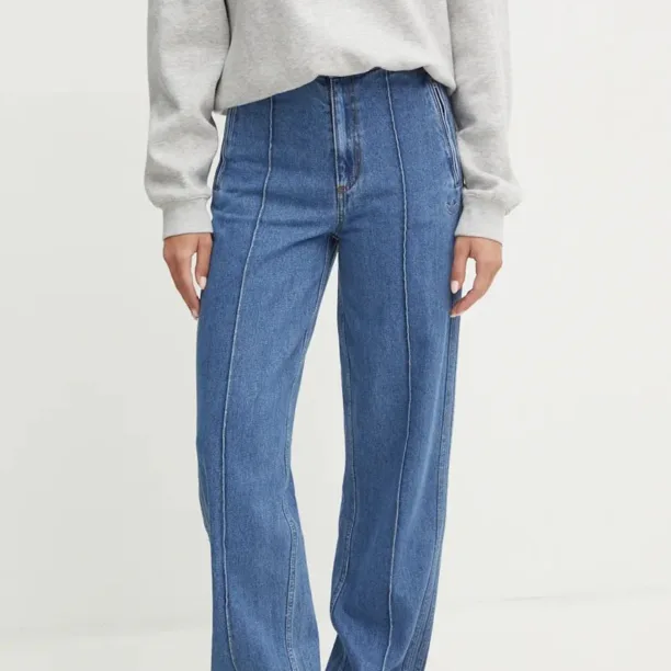 adidas Originals jeansi femei high waist