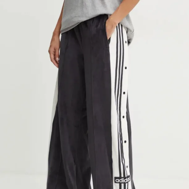 adidas Originals pantaloni Adibreak Velour Track Pant femei