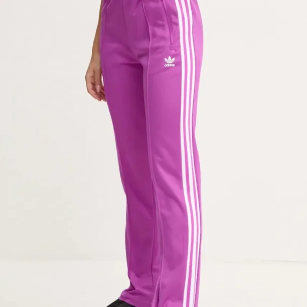 adidas Originals pantaloni de trening Beckenbauer Track Pant culoarea violet