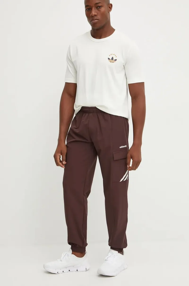 adidas Originals pantaloni de trening Cargo Pant culoarea maro