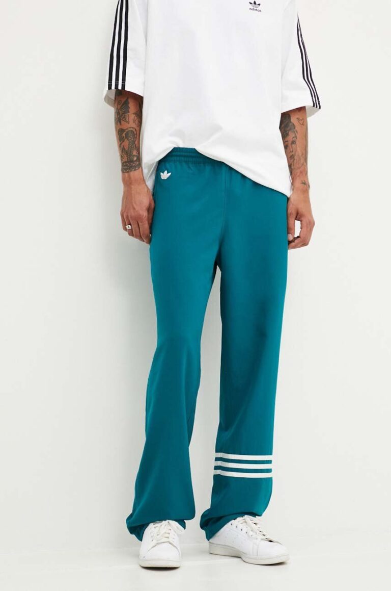 adidas Originals pantaloni de trening Neuclassics culoarea turcoaz