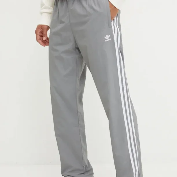 adidas Originals pantaloni de trening culoarea gri