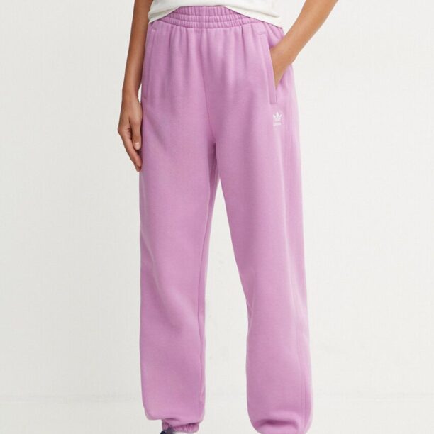 adidas Originals pantaloni de trening culoarea roz