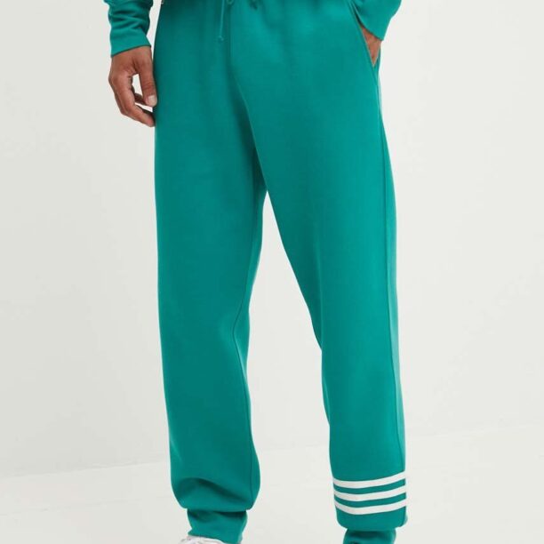 adidas Originals pantaloni de trening culoarea turcoaz