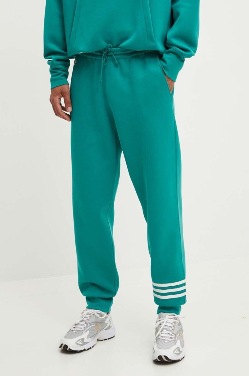 adidas Originals pantaloni de trening culoarea turcoaz