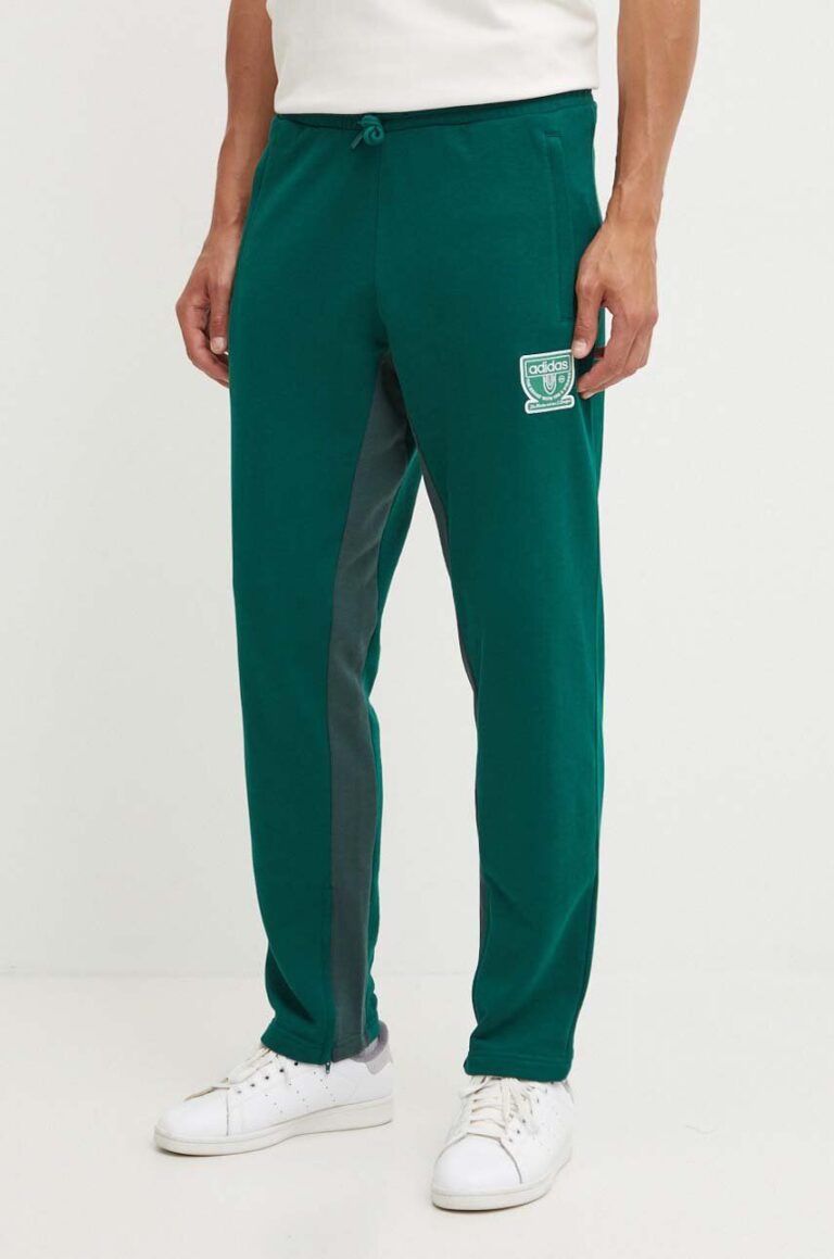 adidas Originals pantaloni de trening culoarea verde