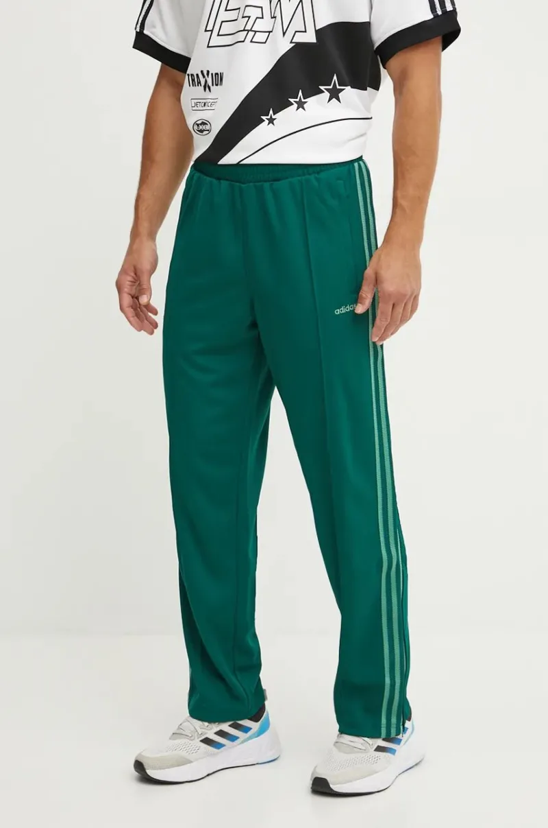 adidas Originals pantaloni de trening culoarea verde