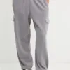 adidas Originals pantaloni de trening din bumbac culoarea gri