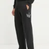 adidas Originals pantaloni de trening din bumbac culoarea negru