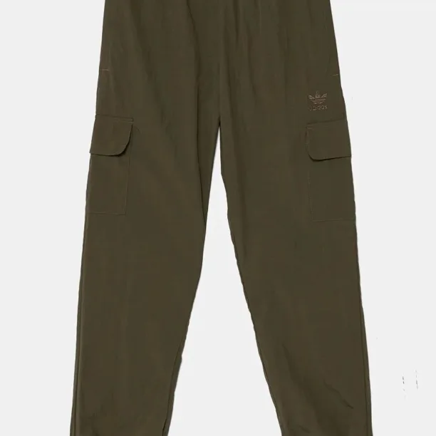 adidas Originals pantaloni de trening pentru copii CARGO PANTS culoarea verde