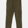 adidas Originals pantaloni de trening pentru copii FLEECE CARGO P culoarea verde