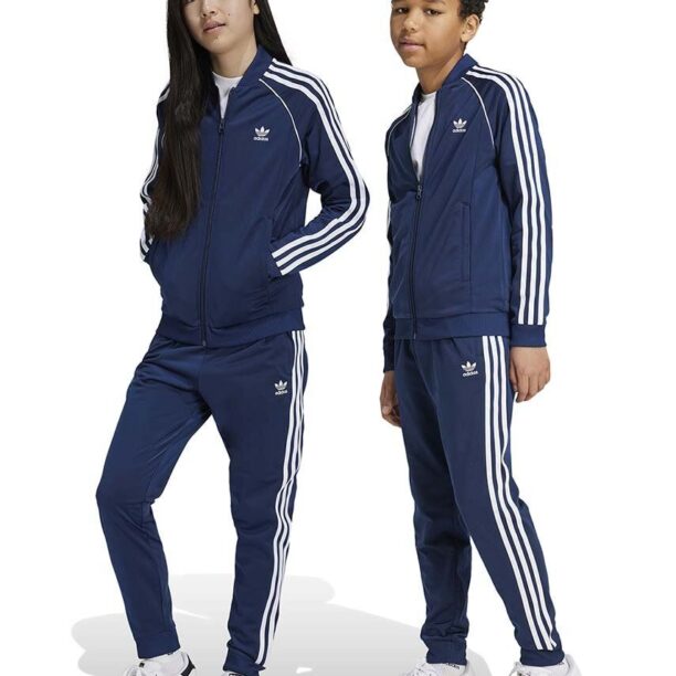 adidas Originals pantaloni de trening pentru copii SST TRACK PANTS culoarea albastru marin