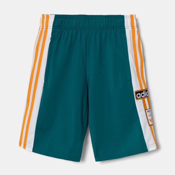 adidas Originals pantaloni scurti copii SHORTS culoarea verde