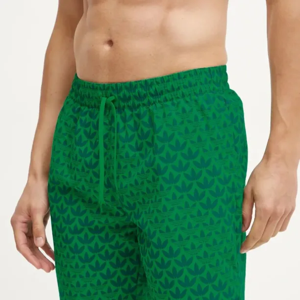 adidas Originals pantaloni scurti de baie culoarea verde