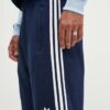 adidas Originals pantaloni scurti din bumbac 3-Stripes culoarea albastru marin