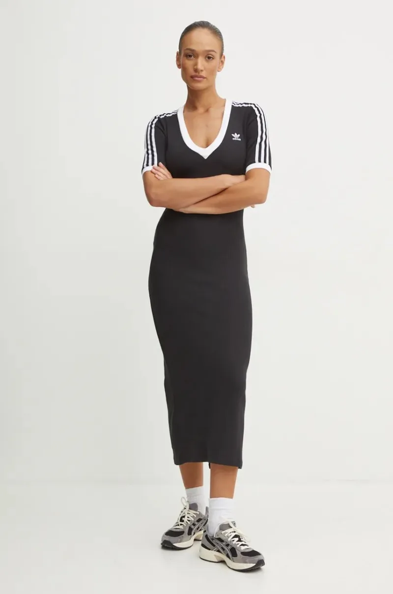 adidas Originals rochie culoarea negru