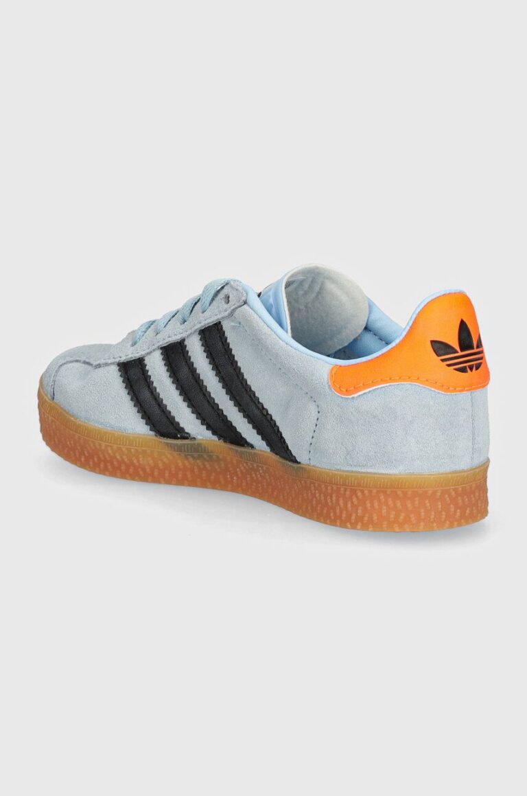 adidas Originals sneakers de piele întoarsă pentru copii GAZELLE C ID6554 preţ