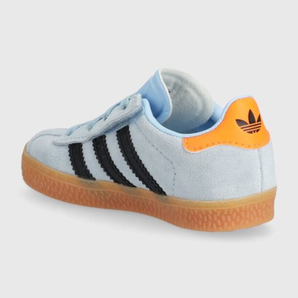 adidas Originals sneakers de piele întoarsă pentru copii GAZELLE CF EL IH2780 preţ