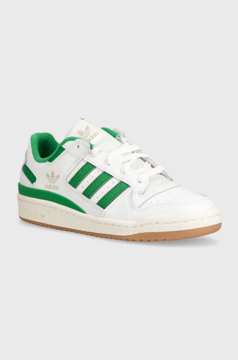 adidas Originals sneakers din piele Forum Low culoarea alb