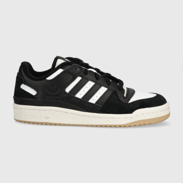 adidas Originals sneakers din piele Forum Low culoarea negru