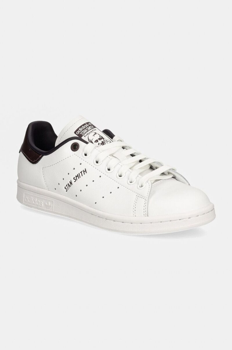 adidas Originals sneakers din piele Stan Smith culoarea alb