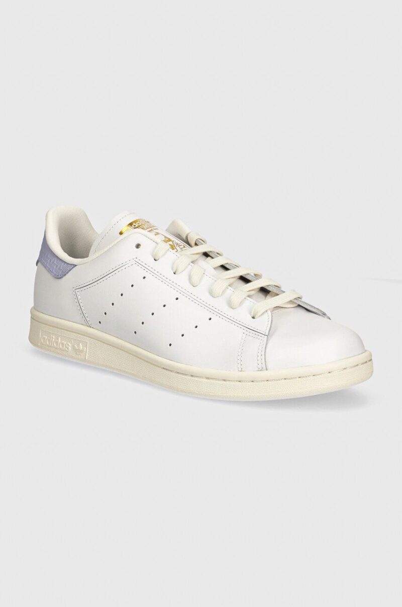 adidas Originals sneakers din piele Stan Smith culoarea alb