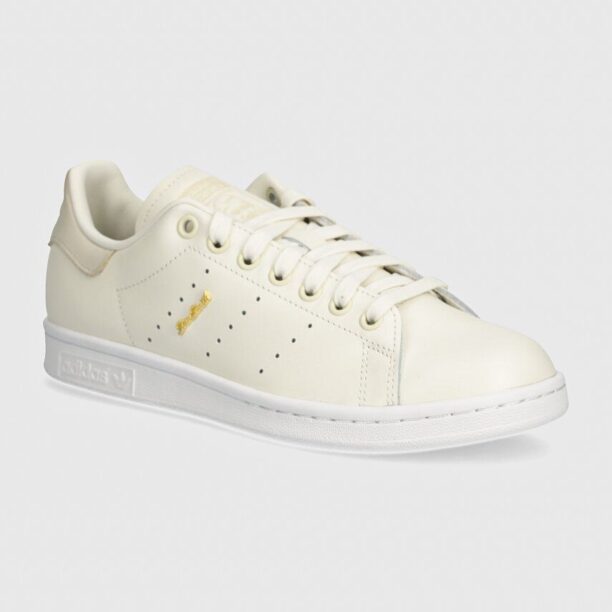 adidas Originals sneakers din piele Stan Smith culoarea bej