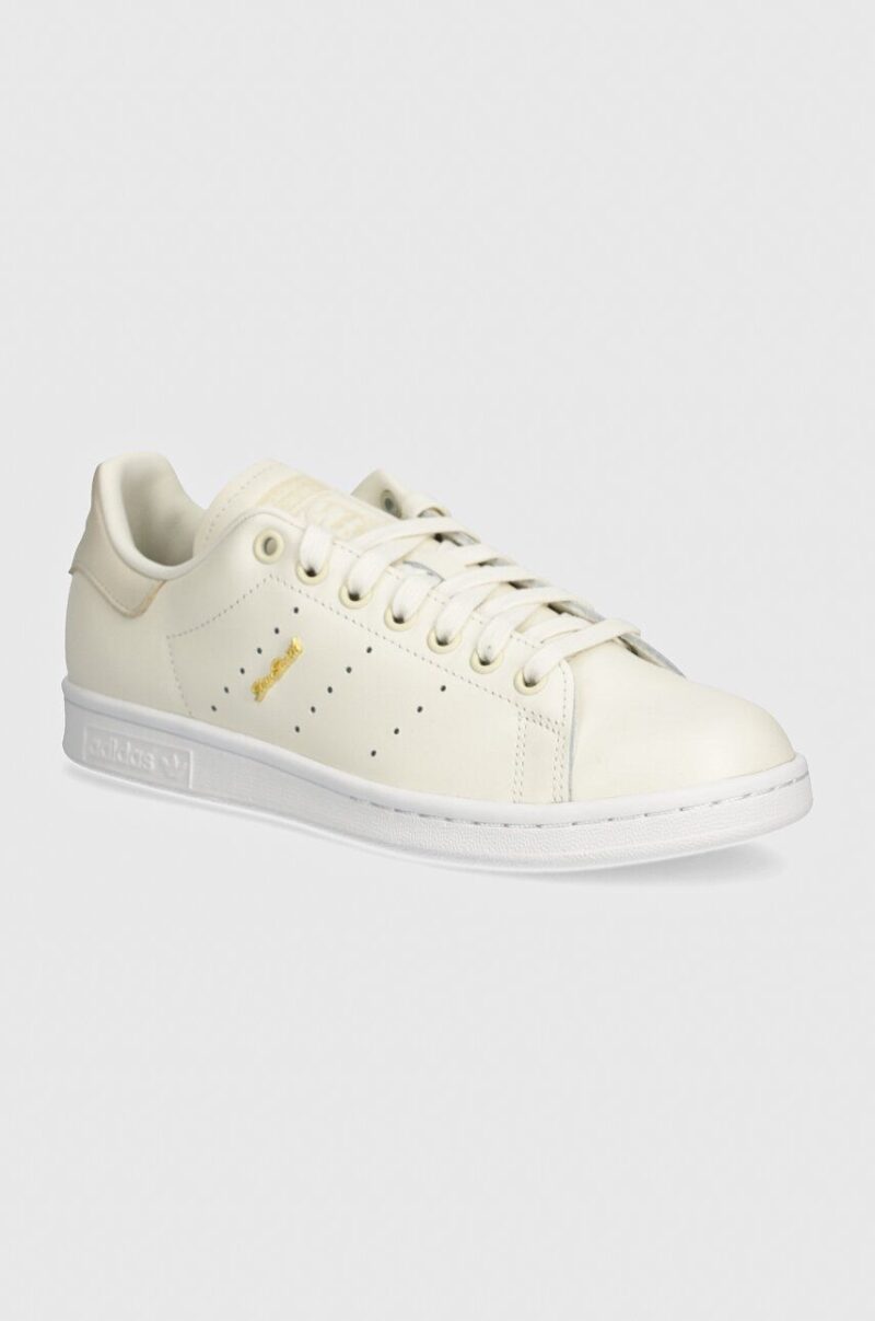 adidas Originals sneakers din piele Stan Smith culoarea bej