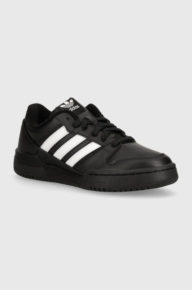 adidas Originals sneakers din piele Team Court 2 STR culoarea negru