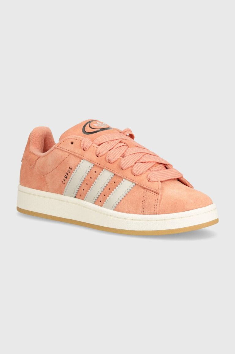 adidas Originals sneakers din piele intoarsă CAMPUS 00s culoarea roz