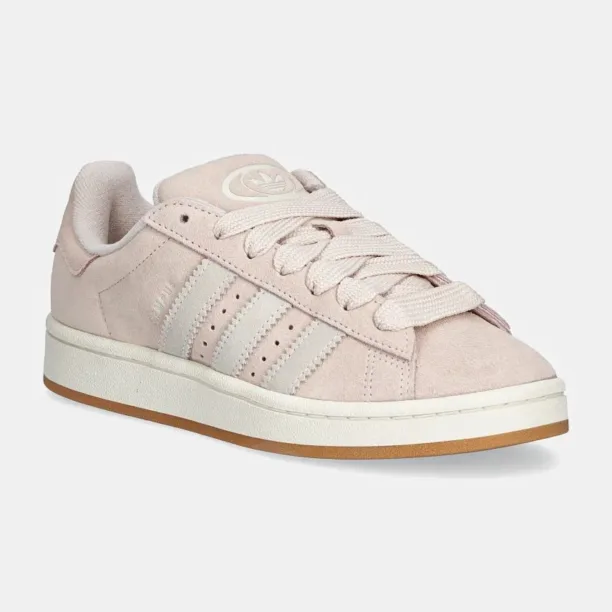 adidas Originals sneakers din piele intoarsă Campus 00s culoarea bej