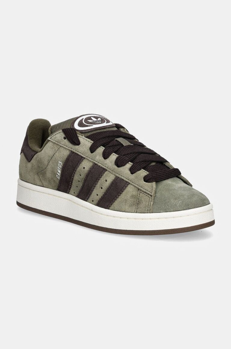 adidas Originals sneakers din piele intoarsă Campus 00s culoarea verde