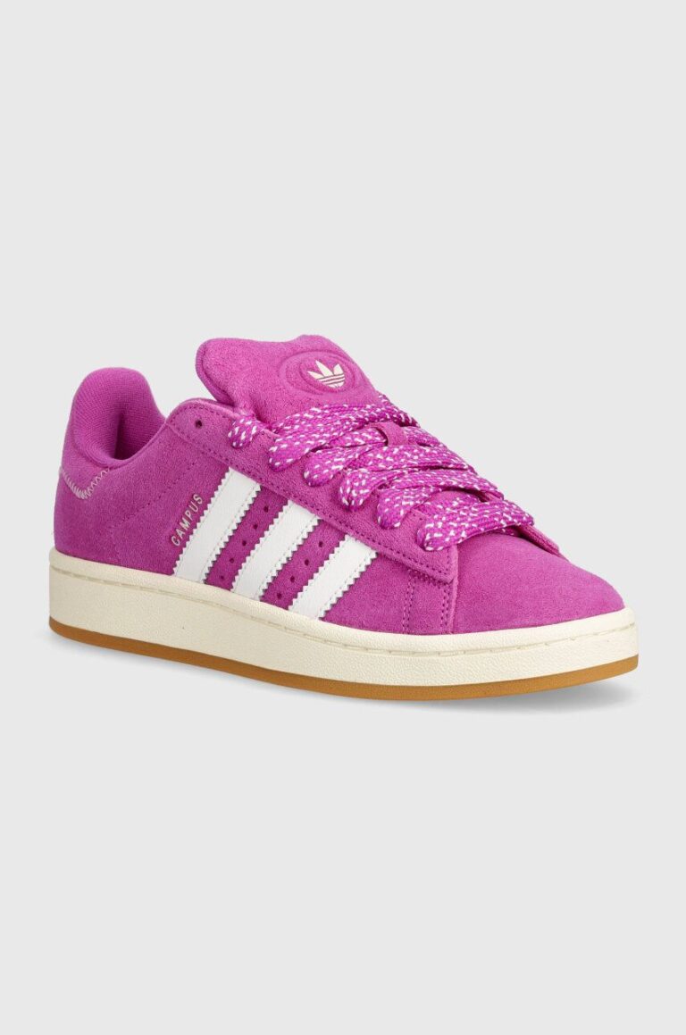 adidas Originals sneakers din piele intoarsă Campus 00s culoarea violet