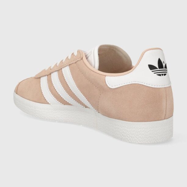 adidas Originals sneakers din piele întoarsă Gazelle culoarea portocaliu ID7006 preţ