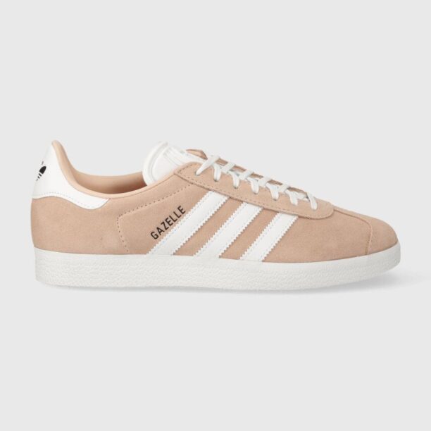 adidas Originals sneakers din piele întoarsă Gazelle culoarea portocaliu ID7006