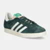 adidas Originals sneakers din piele intoarsă Gazelle culoarea verde