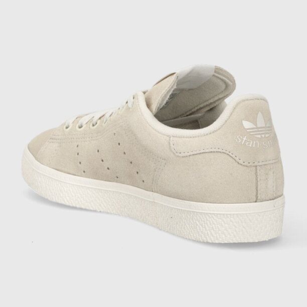 adidas Originals sneakers din piele întoarsă Stan Smith CS W culoarea bej IG0344 preţ