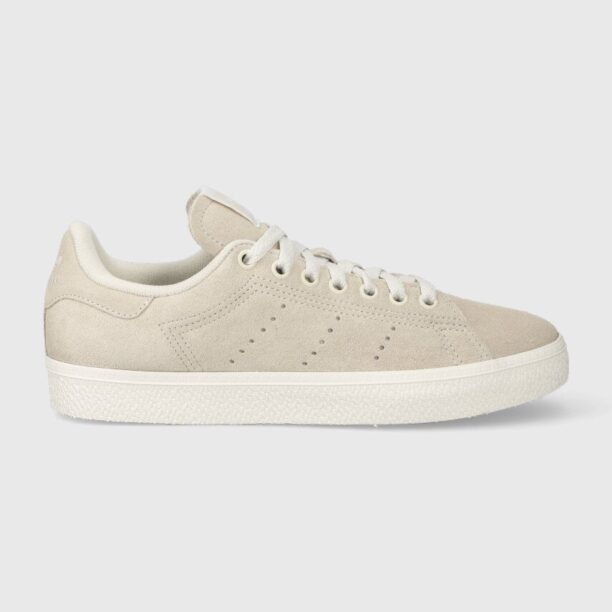 adidas Originals sneakers din piele întoarsă Stan Smith CS W culoarea bej IG0344