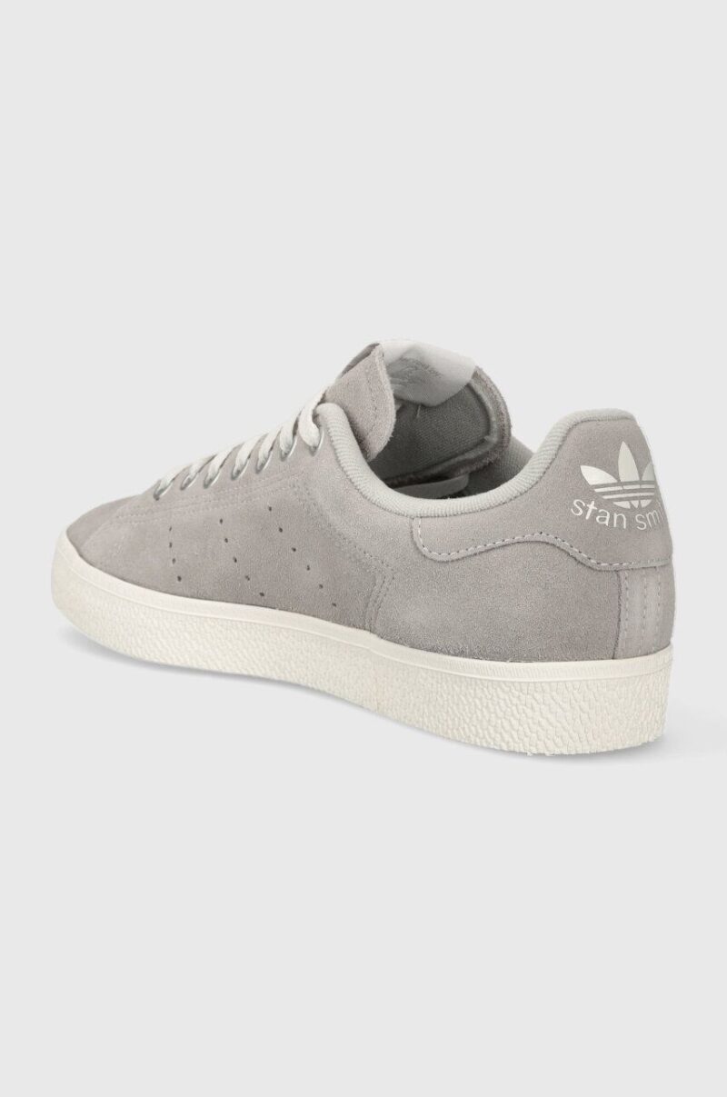 adidas Originals sneakers din piele întoarsă Stan Smith CS culoarea: gri ID2040 preţ