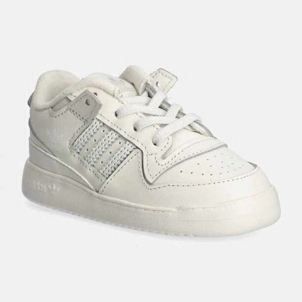 adidas Originals sneakers pentru copii FORUM LOW CL EL culoarea alb