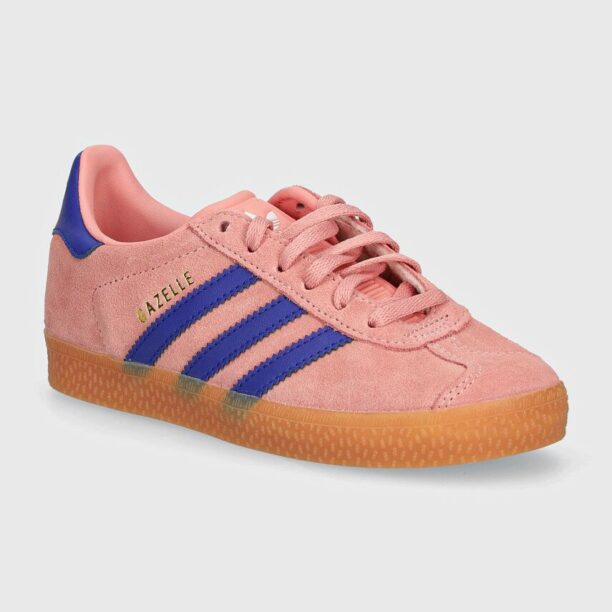 adidas Originals sneakers pentru copii GAZELLE C culoarea roz