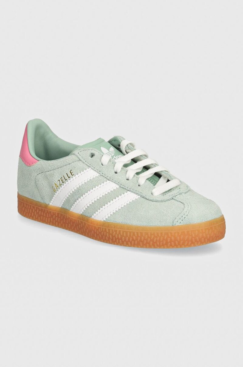 adidas Originals sneakers pentru copii GAZELLE C culoarea turcoaz